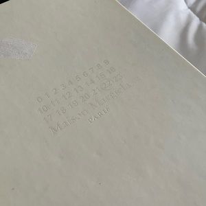 Gray and White Maison Margiela Sneakers